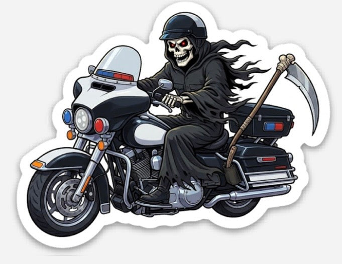 Grim Reaper HD Stickers - 4-Pack!