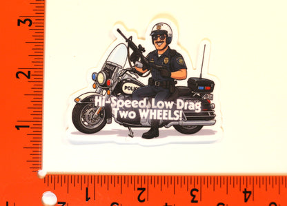 Hi-Speed Low-Drag 4 pack Stickers!!
