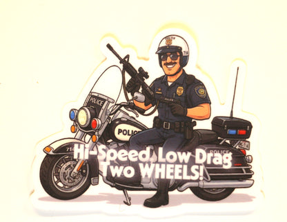 Hi-Speed Low-Drag 4 pack Stickers!!