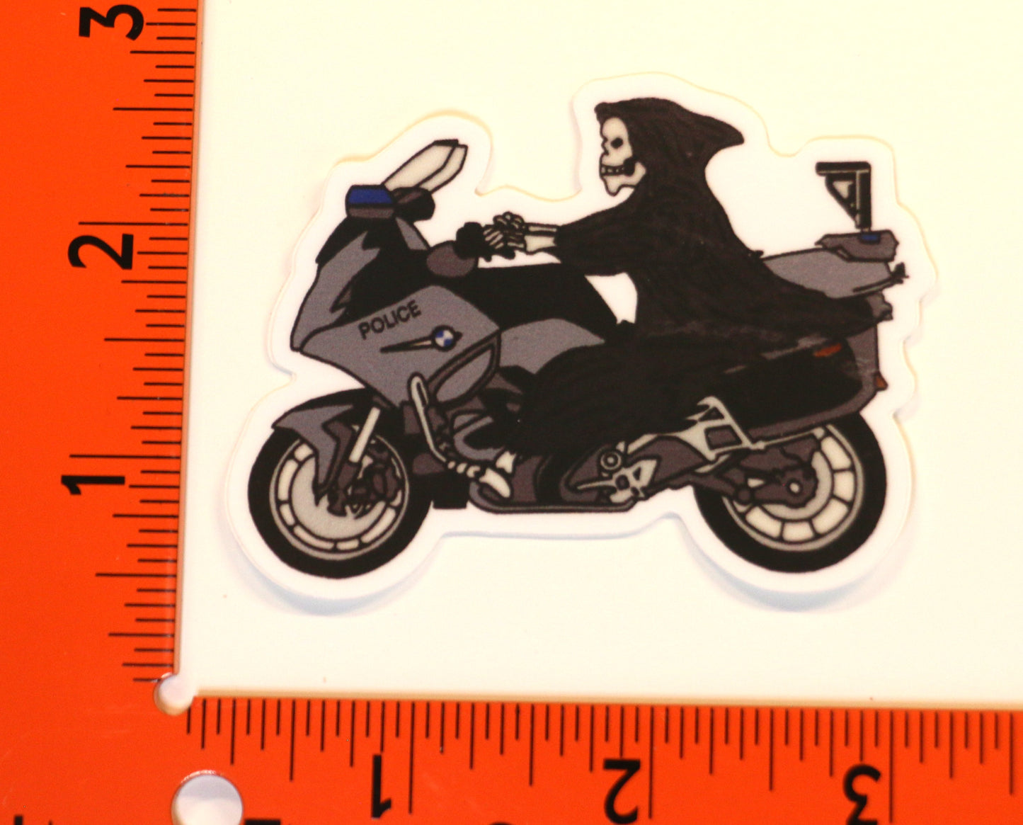 Grim Reaper BMW Stickers - 4 Pack!!