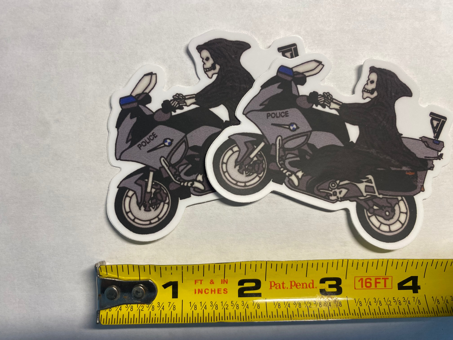 Grim Reaper BMW Stickers - 4 Pack!!
