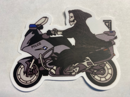 Grim Reaper BMW Stickers - 4 Pack!!