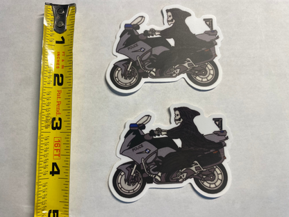 Grim Reaper BMW Stickers - 4 Pack!!